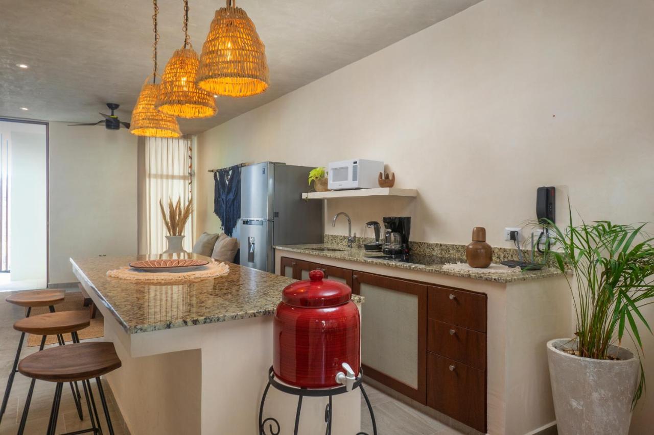Luxury Condo For 4 With Access To Pool - A203 Tulum Pueblo Buitenkant foto